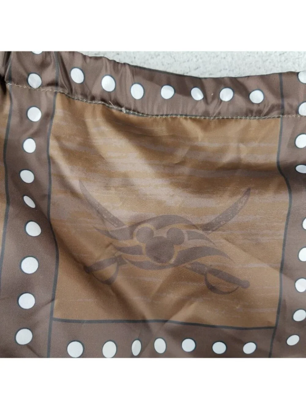 Disney Cruise Line Backpack Mickey's Pirate Chest Travel Lightweight Brown
